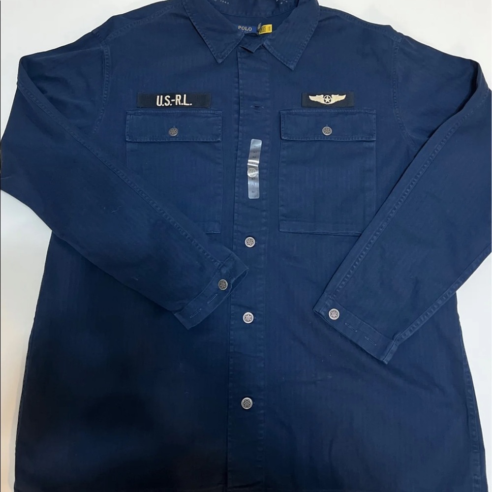 Polo Ralph Lauren herringbone airforce for men